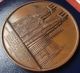Very Rare French Version Bronze Wiener Medal Cathedrale De York England 1854 Exonumia photo 3