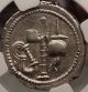 Julius Caesar 49bc Elephant Serpent Ancient Silver Roman Coin Ngc Ch Au I57205 Coins: Ancient photo 1