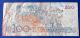 1989 Central Bank Of Brazil 100 Cruzados Banknote P 220 Liberty Head Circ M269 Paper Money: World photo 1