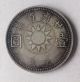 1928 Empire Of Silver China Sun Zhong Shan Gan Su Silver Coin China photo 1