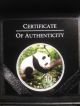 Panda In The Nature: 2016 30g Chinese Silver Panda Colored Coin: No.  41 Of 100 China photo 2