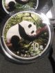 Panda In The Nature: 2016 30g Chinese Silver Panda Colored Coin: No.  41 Of 100 China photo 5