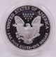 2006 - W Silver American Eagle 1 Oz.  999 Proof Coin W/ Box & Coins photo 2