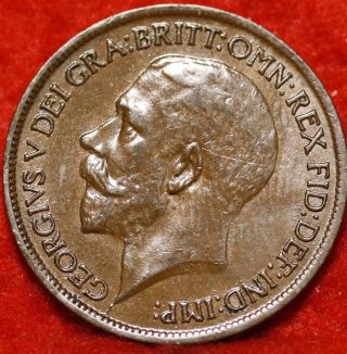 1922 Great Britain 1/2 Penny Foreign Coin S/h photo