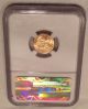 1999 Gold American Eagle $5 1/10 Oz.  Ngc Ms70 : Eye Appeal & Crisp Detail Gold photo 1