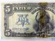1899 $5 Silver Certificate Indian Chief Onepapa 5 Dollar Bill Blue Seal Large Size Notes photo 1