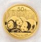 2013 China 1/10 Oz Gold Panda Coin - 50 Yuan - Bu  -.  999 Pure Gold 24k China photo 1