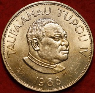 1968 Tonga 2 Pa ' Anga Foreign Coin S/h photo
