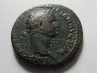 As Of Domitianus Rv.  Minerva Standing Right photo