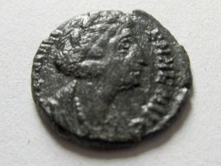 Ae - 14 (follis) Of Helena Of Trier Rv.  Pax Standing Right,  Holding Sceptre photo