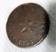 Chile 1 Centavo Coin Dated 1853 And A 1910 Lincoln Penny South America photo 4