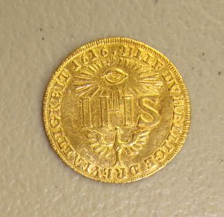 1616 German States,  Saxony Johann Georg I Gold Ducat Xf photo