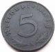 Ww2 German 1941 - A 5rp Reichspfennig 3rd Reich Zinc Nazi Coin Germany photo 1