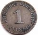 Germany 1912 - J 1 Pfennig German Empire Coin Empire (1871-1918) photo 1