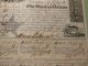 1841 $100 Government Bond Republic Of Texas Certificate - David G.  Burnet Sign Stocks & Bonds, Scripophily photo 1