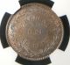 Saint Helena & Ascension Island 1821 1/2 Penny Ngc Ms - 61 Very Scarce In Unc UK (Great Britain) photo 2