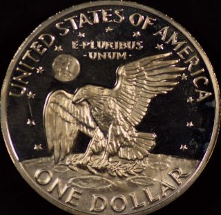 1971 - S Eisenhower Dollar Proof Silver photo