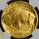 2008 - W American Gold Buffalo G$25.  9999 Fine Gold Graded By Ngc As Ms - 70 Gold photo 3