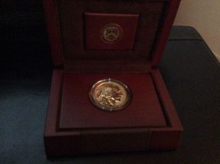 2013 - W 1 Oz Reverse Proof Gold American Buffalo Coin photo