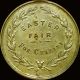 Australia: - Bendigo Easter Fair Souvenir Gilt Bronze Medallion C1922 Adp5571 Exonumia photo 1