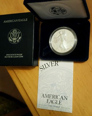 1996 Silver American Eagle Proof photo