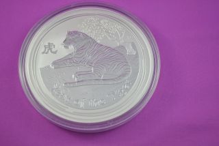 2010 1/2 Kilo Australian Silver Lunar Year Of The Tiger Coin photo