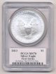 2013 American Silver Eagle 1 Oz Pcgs Ms 70 Fs John M.  Mercanti Signature Coins photo 1
