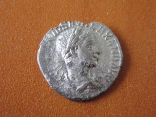 Silver Ar Denarius Of Severus Alexander 222 - 235 Ad Ancient Roman Coin photo