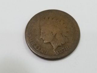 1878 Indian Head Cent Penny Good Shape - 3754 photo
