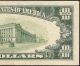 1934 D $10 Dollar Bill Federal Reserve Green Seal Note U.  S.  Currency Fr 2009 - D Small Size Notes photo 4