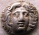 Ancient Silver Greek Coin Tetradrachm Rhodes Caria Helios Rose W/ Eagle 205 Bc Coins: Ancient photo 3