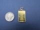 Vintage Credit Suisse Zurich 2.  5 Gram 24k Gold Pendant With Assay Certificate Gold photo 1