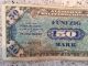 Germany - Wwii - Allied Military Currency (amc) 50 Mark Note - 1944 Europe photo 2