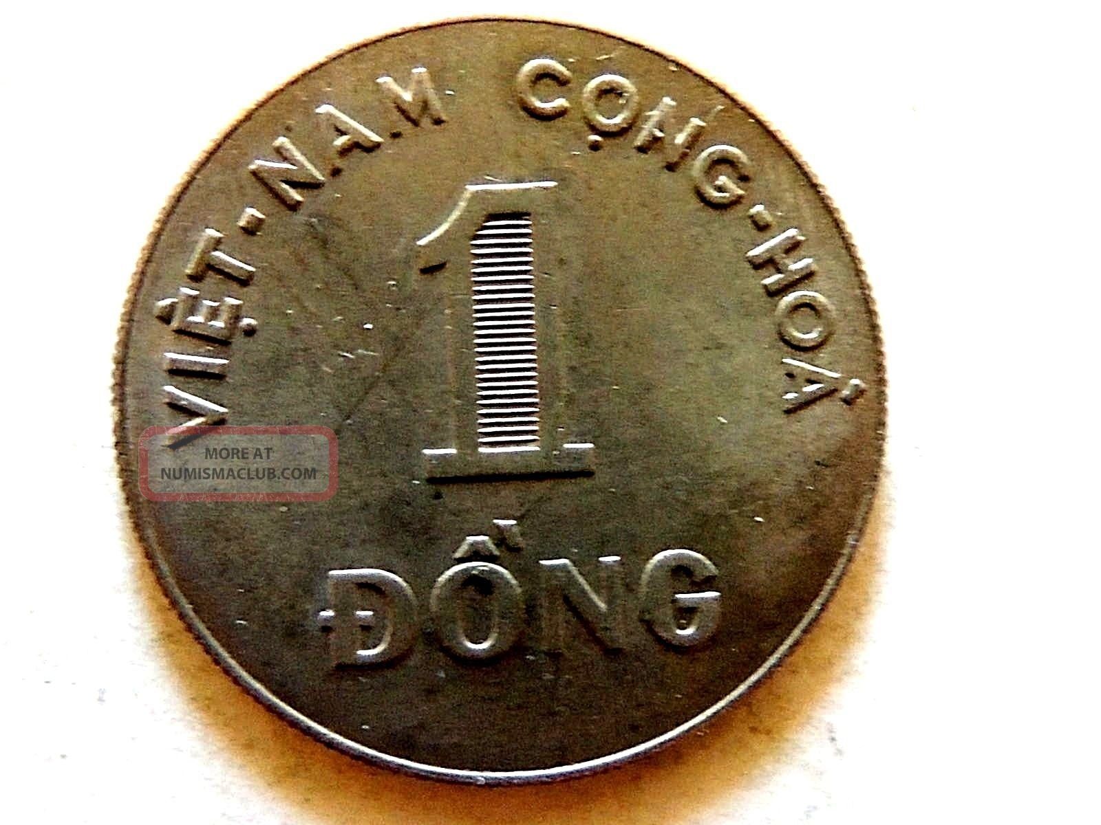 1964 South Vietnam One 1 Dong Coin