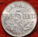 1924 Canada 5 Cents Foreign Coin S/h Coins: Canada photo 1