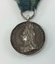 Spink & Son Silver Miniature 1887 Queen Victoria Golden Jubilee Medal,  Ribbon Exonumia photo 1