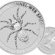 2015 Australian Funnel - Web Spider 1oz Silver Coin, .  999 Silver $1 Face Value Australia photo 2
