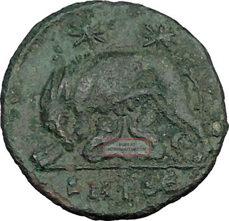 Constantine I The Great Ancient Roman Coin Romulus Remus quot Mother