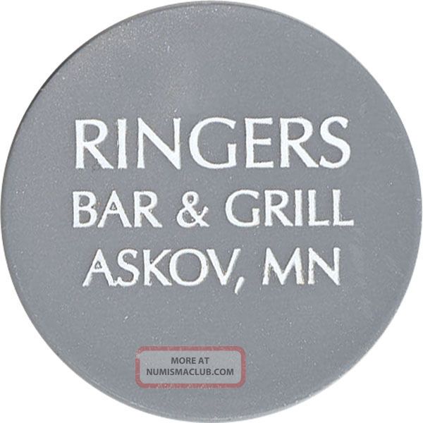 Ringers Bar & Grill - Good For One Drink Exonumia photo