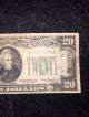 1934 A $20 Frn York York Block Bb (bb4374) Small Size Notes photo 3