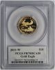 2011 - W Gold Eagle $10 Quarter - Ounce Pr 70 Dcam Pcgs U.  S.  Director Signature Gold photo 1