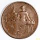 France 10 Centimes 1914 Very Fine/extra Fine Bronze Coin Europe photo 1