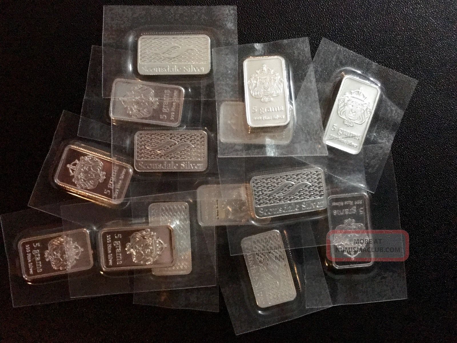 5 Gram Scottsdale 999 Fine Silver Bar Silver Bullion