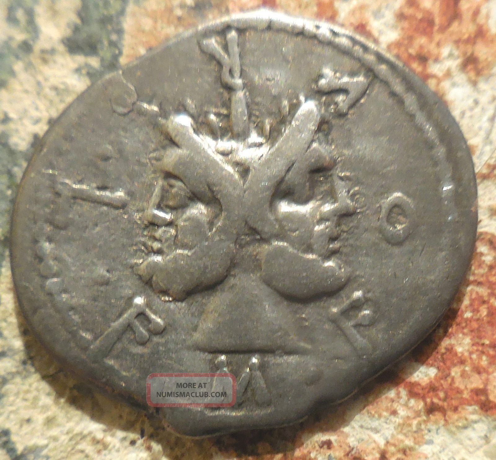 Roman Republic Silver Denarius M Furius Lf Philus 119bc Defeat Of The Allobroges Coins: Ancient photo