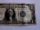1934 $1 Small Size Silver Certificate With Funny Back= Circulated Small Size Notes photo 2