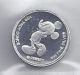 1/20 Troy Ounce Silver Round Mickey Mouse Disney.  999 Fine Silver Silver photo 1