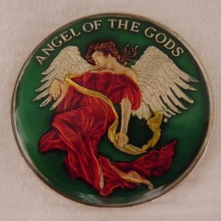 Angel Of The Gods Mythological Legends 1 Oz.  999 Fine Silver By Amc photo