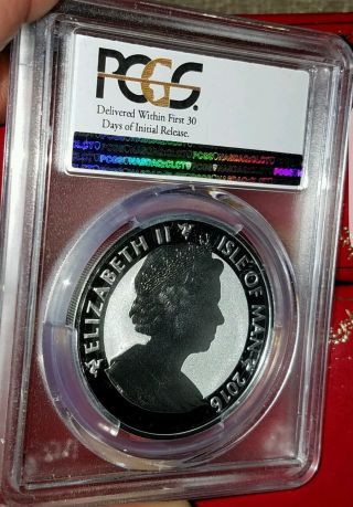 2016 Silver Angel Coin First Strike Pcgs Pr70 With Nycb Label - Last Year Of Iss photo