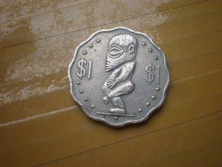 1992 Cook Islands 1 Dollar Circulating Coin photo