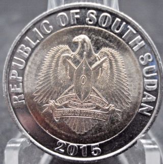 2015 South Sudan Brilliant Uncirculated 1 Pound Coin - Ass1501 photo